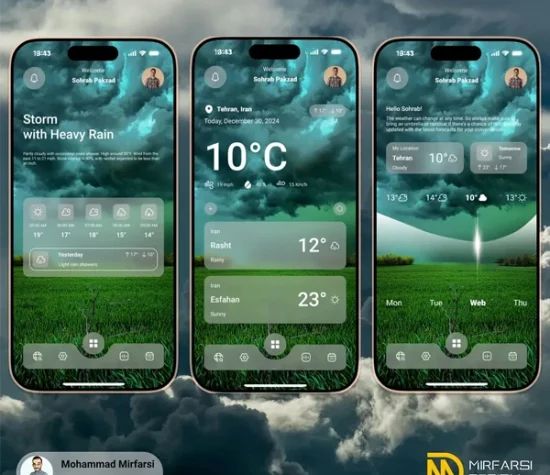 Weather App Design