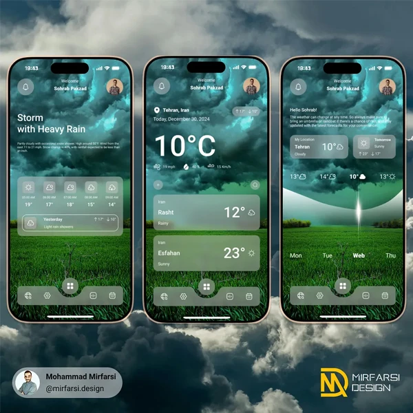 Weather App Design
