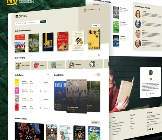 Book Store Web Design
