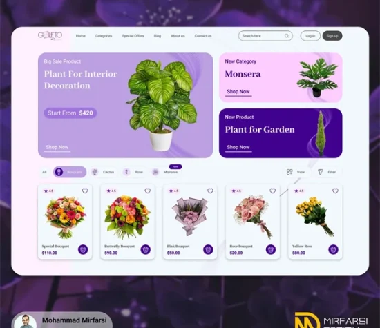 Flower Store Web Design