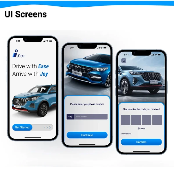 Car App Design Page 1