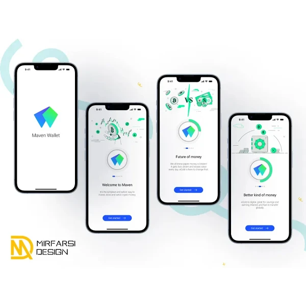 Crypto Wallet App Design Page 1