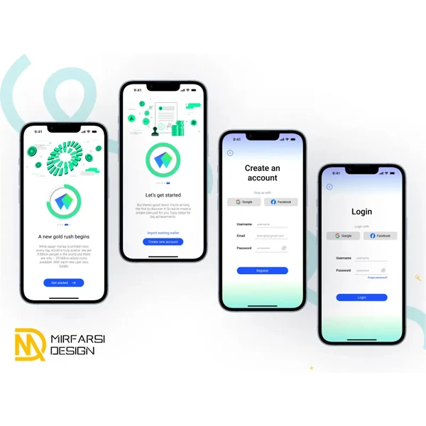 Crypto Wallet App Design Page 2