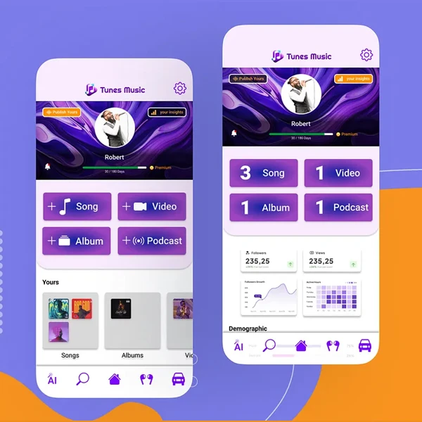 Music App Design Page 9