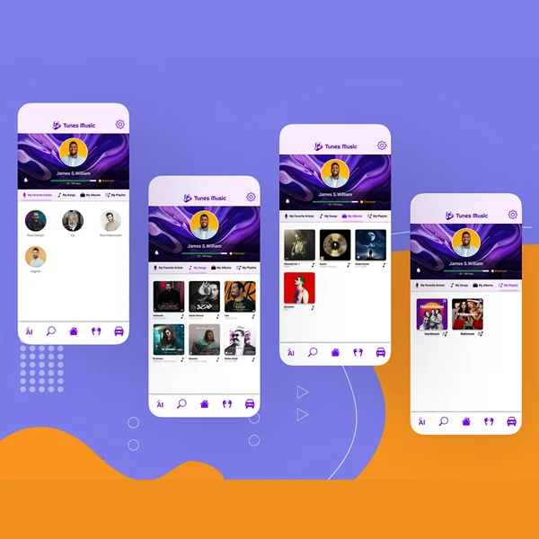 Music App Design Page 7