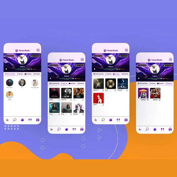 Music App Design Page 8