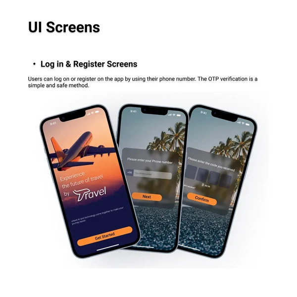Travel App Design Page 1