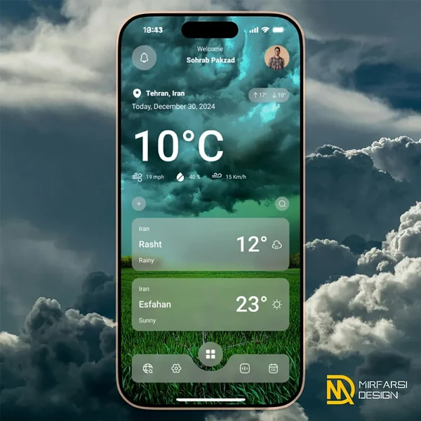 Weather App Design Page 2